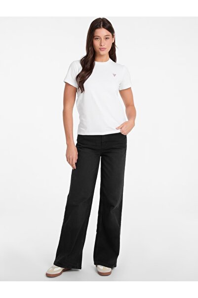 Guess Jeans Γυναικείο λευκό μπλουζάκι j1314 Guess jeans