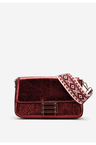 B T Shoes Red Zarina shoulder bag