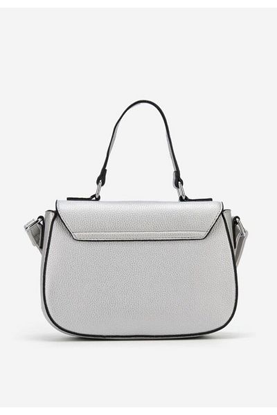B T Shoes Geanta Crossbody Brenna argintie