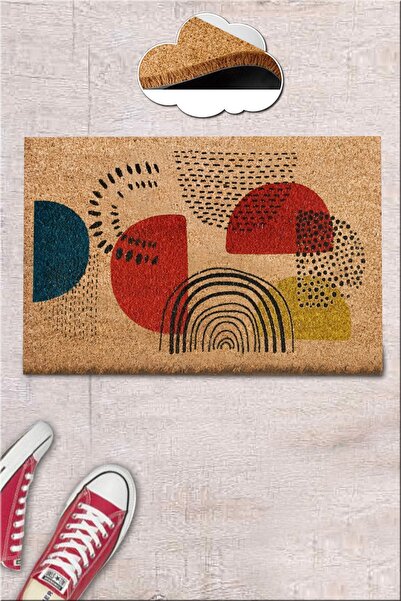 Chilai Home Coco Duplo Koko Paspas,40x60 Cm Kıl Kapı Önü Paspası