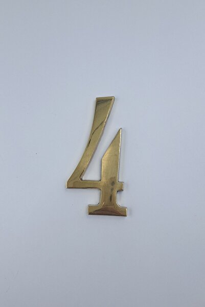 Kalender Döküm Brass Number Door Number 12 cm No:4