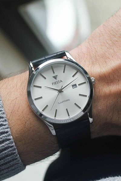 Fiesta Fs 600793   Men's Wrist Watch with Leather Cord