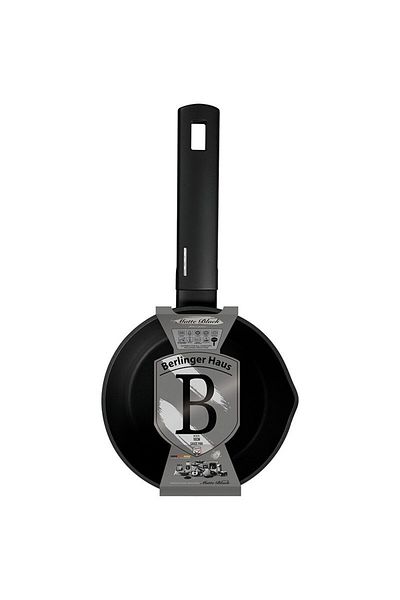 Berlinger Haus Saucepan with titanium surface 16 cm Matte Black Collection