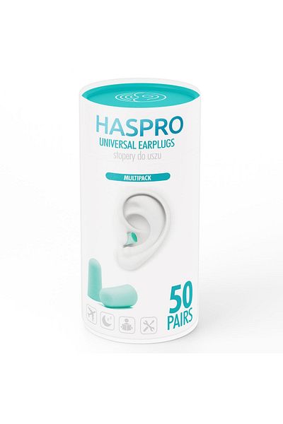 Haspro Set 50 dopuri de urechi Haspro,TUBE50