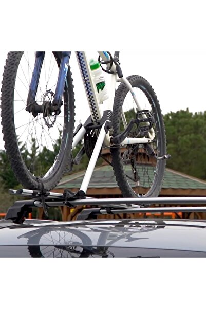 Thunder HYUNDAI BAYON 2021-Sonrası TRX2 Thunder Carrier Kilitli Ara Atkı Taşıyıcı Tavan Barı Siyah