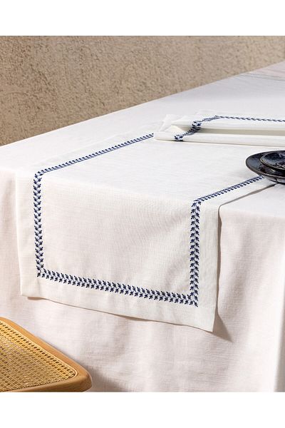 Madame Coco Moselle Runner - Weiß/Marineblau