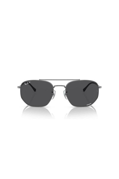 Ray-Ban Ray Ban Unisex Irregular Sunglasses- Rb 3707 - Lense Size:57mm - Gunmetal