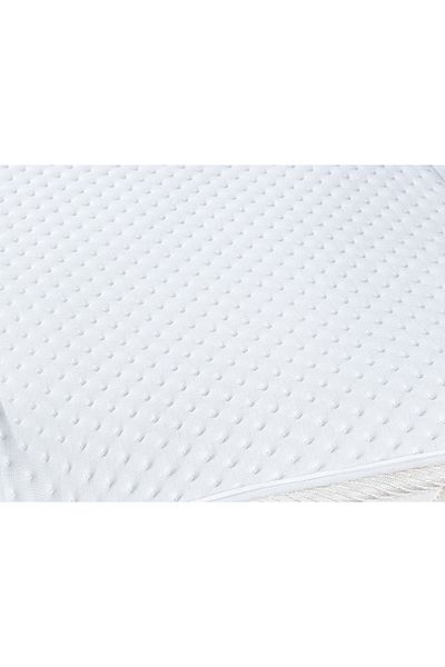Madame Coco Clarte Flüssigkeitsdichte, elastische Eckmatratze für Einzelbett – Weiß