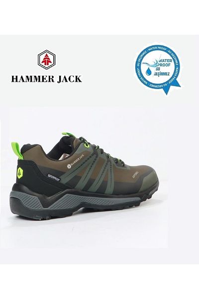 Hammer Jack Khaki Green Unisex Trekking Ankle Boots Shoes 23752 Waterproof Outdoor Sneaker