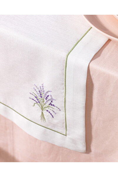 Madame Coco La Lavande Läufer – Weiß/Flieder