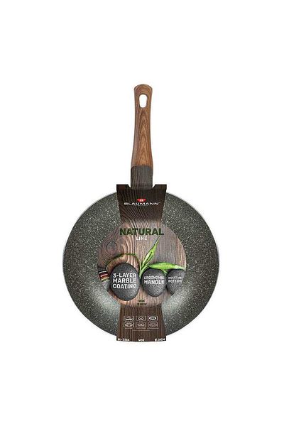 Blaumann WOK pan with marble surface 28 cm Natural Line