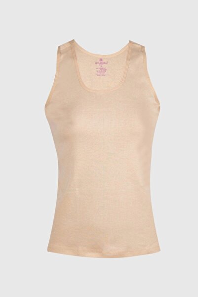 Ceylanoğlu Kadın Ribana Saten Geniş Askılı Atlet 3'lü  1677