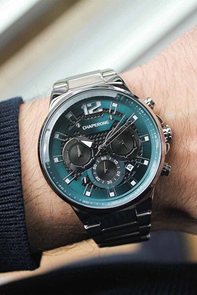 Chaperone CH002131 Çelik Kordonlu Erkek Kol Saati