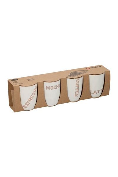 Alpina Coffee mug set 4 pcs 320 ml