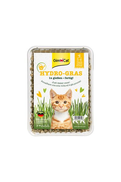 Gimcat Hydro Gras - 150 G Pack Of 6