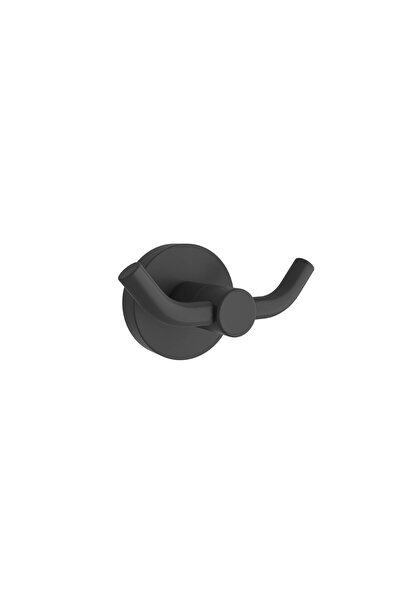 KALE Banyo D100 İkili Askı Mat Siyah