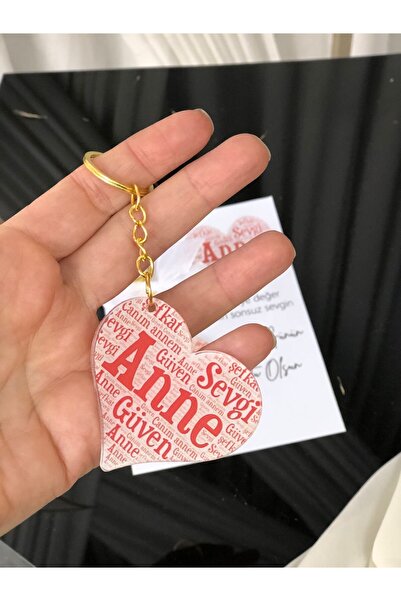 Masalsı Concept 20 Adet Anahtarlık Anneler Günü Hediyesi, Iyiki Varsın Anneme...