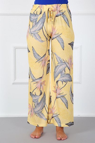 Celira Combed Cotton Wide Leg Trousers 210019