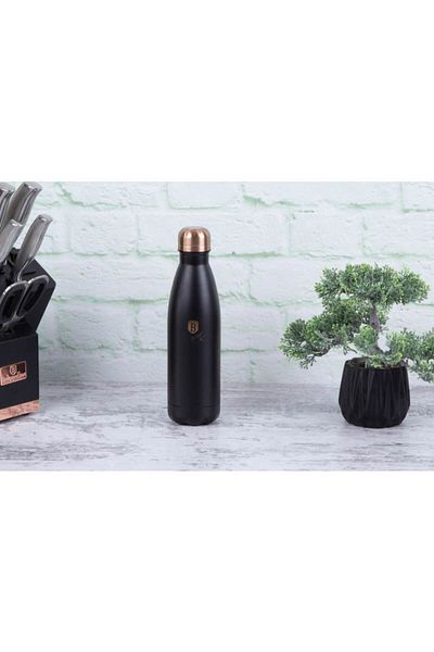 Berlinger Haus Stainless steel thermos bottle 0.5 l Black Rose Collection