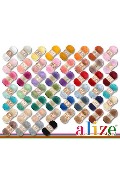 Alize Baby Best Anti-pilling Grey Baby Hand Knitting Yarn - 344