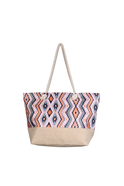 MORANO Waterproof Beach and Shopping Bags, Large Zipper Tote Bag, Shoulder Bags