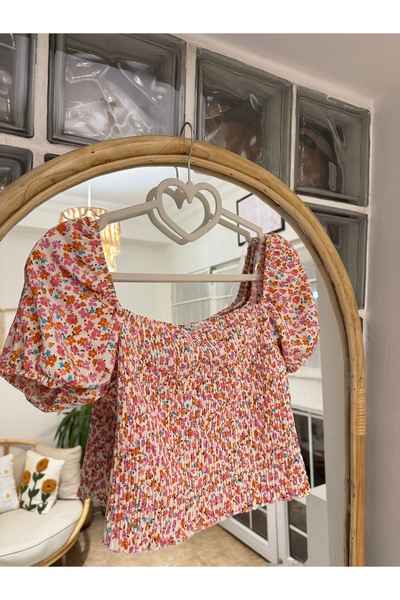 Kendinisevbutik Floral Crop Μπλούζα