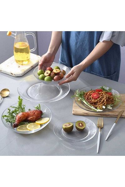 Luminarc 25 cm Service Presentation Plate for 6 Persons
