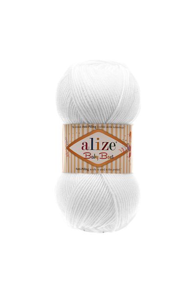 Alize Baby Best 55 White (5 ΤΕΜ.)