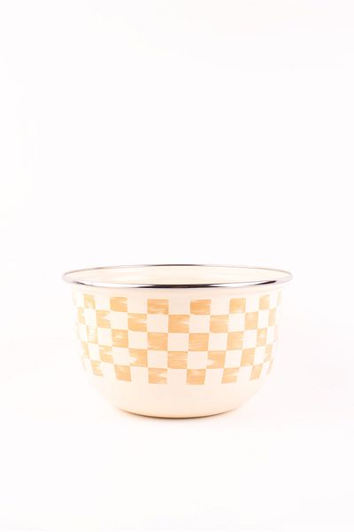 EMAYlab 24cm - 4Lt Document Enamel Mixing Bowl