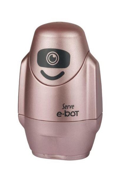 Serve ألوان معدنية مع ممحاة ومبراة أقلام رصاص على شكل وردة مع ممحاة
