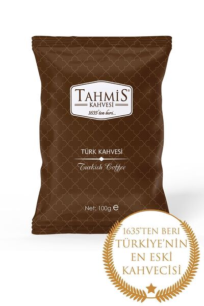 Tahmis Tek Paket Türk Kahvesi Orta Kavrulmuş 100 gr