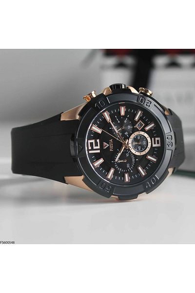 Fiesta Fs 600548   Men's Wrist Watch with Silicone Cord