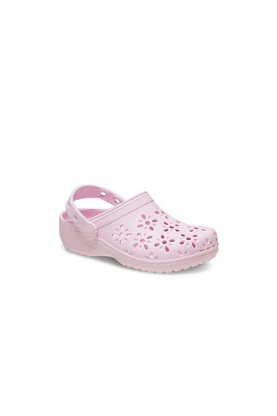 Crocs Ροζ Κλασικό Floral Cut Out Clog T Shepherd Παντόφλες 210944 -6ZW