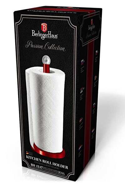 Berlinger Haus Burgundy Metallic Line Paper Towel Holder