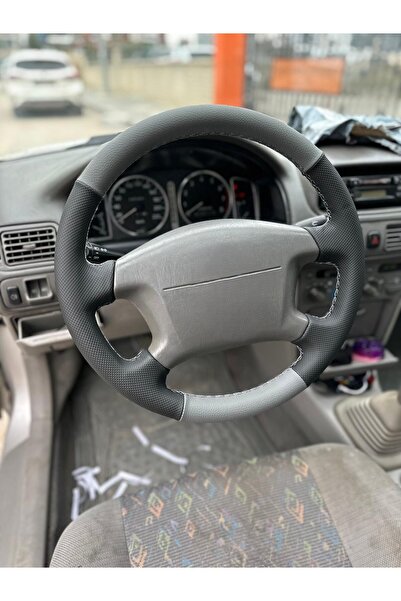 dk direksiyon Kaplamacı Toyota Terra 2000 Araca Özel Direksiyon Kılıfı (GRİ-N...