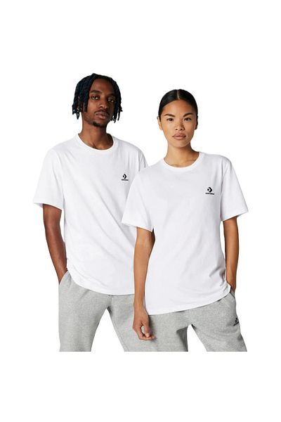 converse Μπλουζάκι Converse Go-To Κεντημένο Star Chevron Standard-Fit T-shirt, λευκό, Unisex