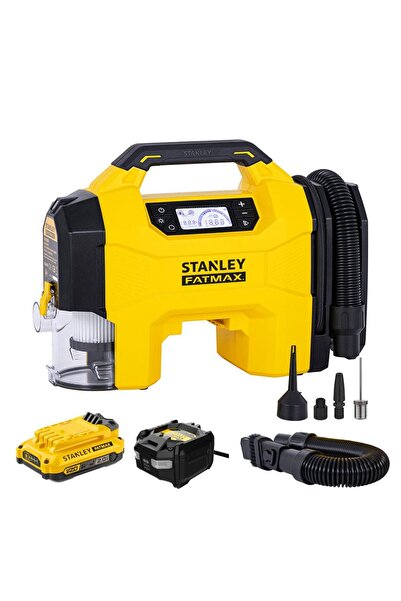 Stanley SXVI02001A 12V/18V 2Ah Li-ion Şarjlı 160 PSI Dijital Göstergeli Lasti...