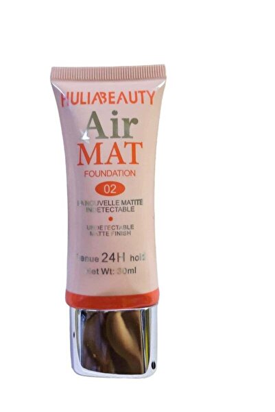 HULIABEAUTY كريم أساس إير مات يدوم لمدة 24 ساعة، 30 مل 02 فانيليا