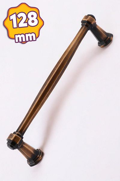 Badem10 128 mm din lapte antic cupru antic mobilier din metal sertar de bucătărie dulap dulap mâner mâner