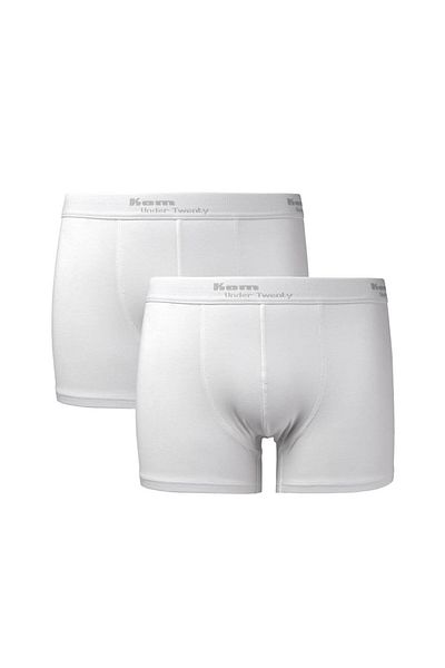 Kom Ανδρικό Tight 2-pack Boxer White M