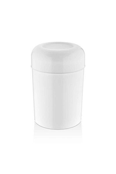 Rulopak 15 Litre Beyaz Pota Kapaklı Çöp Kovası, Pratik ve Şık Tasarım