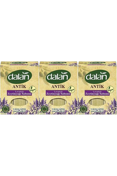 Dalan Ancient Laurel Olive Oil Soap 900Gr Lavender (Set of 3)