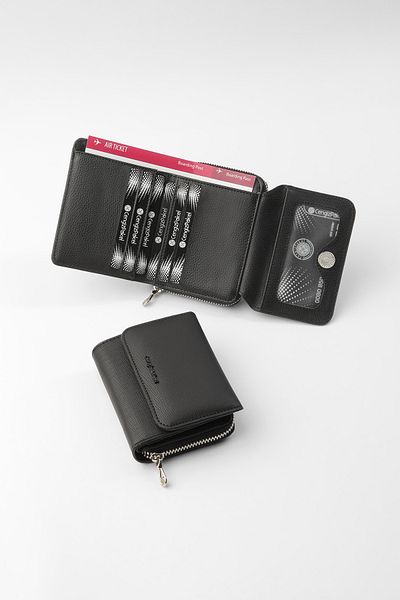 CENGİZ PAKEL Small Size Technological Leather Women's Wallet – Multi-Compartment, Card Holder and Zipper