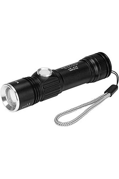 KRYPTON Rechargeable LED Flashlight - High Power Super Bright Torch for Camping, Hiking & Outdoors