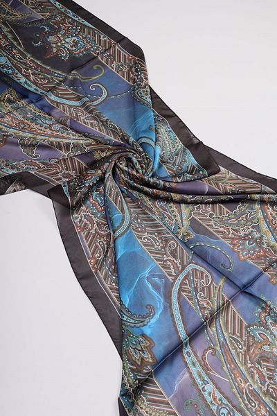 Levidor Patterned Indian Silk Shawl - Pattern-03 - Color-10