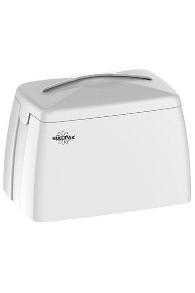 Rulopak موزع المناديل ماكسي الأبيض Tekçek