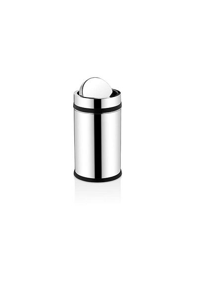 Rulopak Stainless Rotating Lid Trash Can 8 Liters