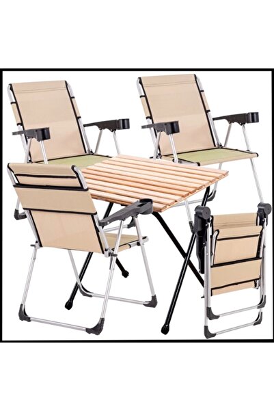 Uygunayakala Uyguna-Yakala Sahra 140 KG Taşıma 4 Adet Katlanabilir Kamp Sanda...