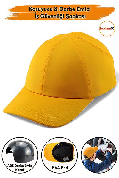 Badem10 Lightweight Work Security Impact Protective Protection Head Hat Hard Hat Unisex Camouflage Baseball Style Helmet Hat