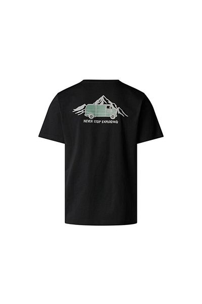 THE NORTH FACE Men's Outdoor T-Shirt - m Ss Graphic Tee Black Nf0A8C1Zjk31